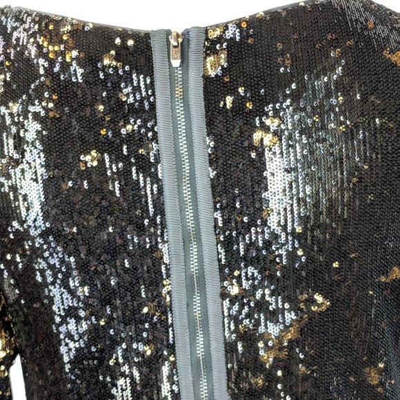 NWT HALSTON HERITAGE OMBRE SEQUIN DRESS - Picture 7 of 8